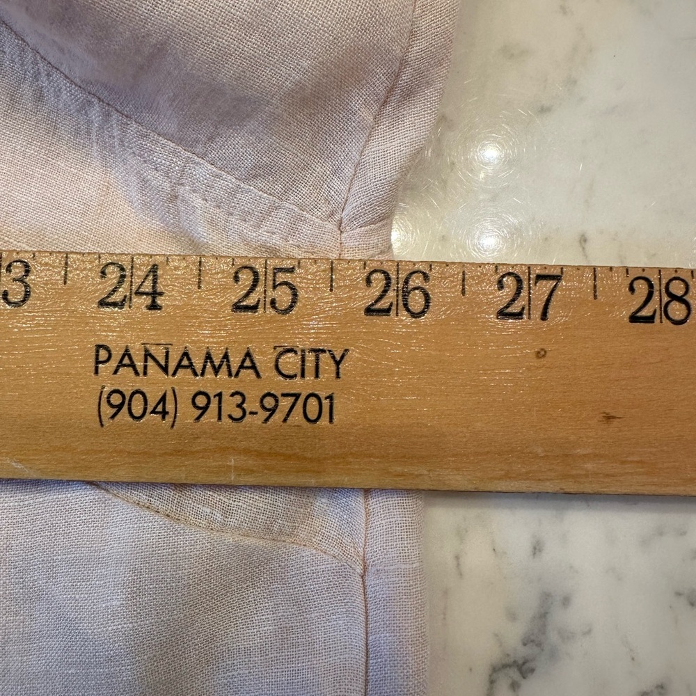 Sigrid Olsen 100% Linen Button Up Tunic Roll Tab … - image 6